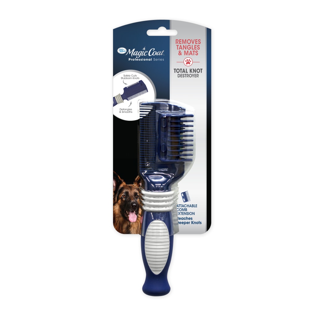 Front view of Four Paws Magic Coat Professional Series In Knot Away in packaging