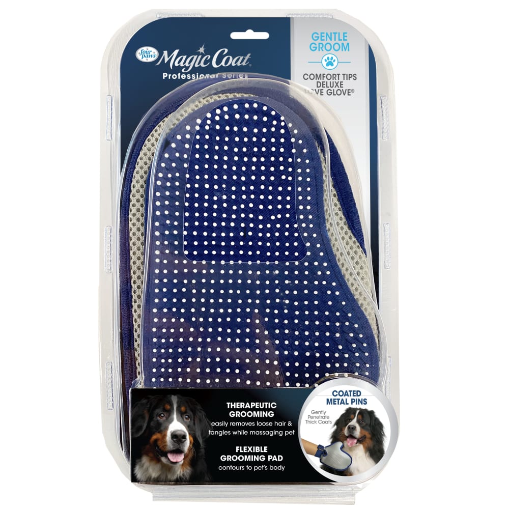 Front view of Fourpaws Dlxloveglove in packaging