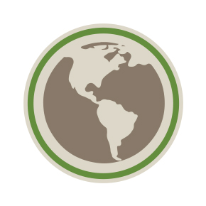 Globe icon.